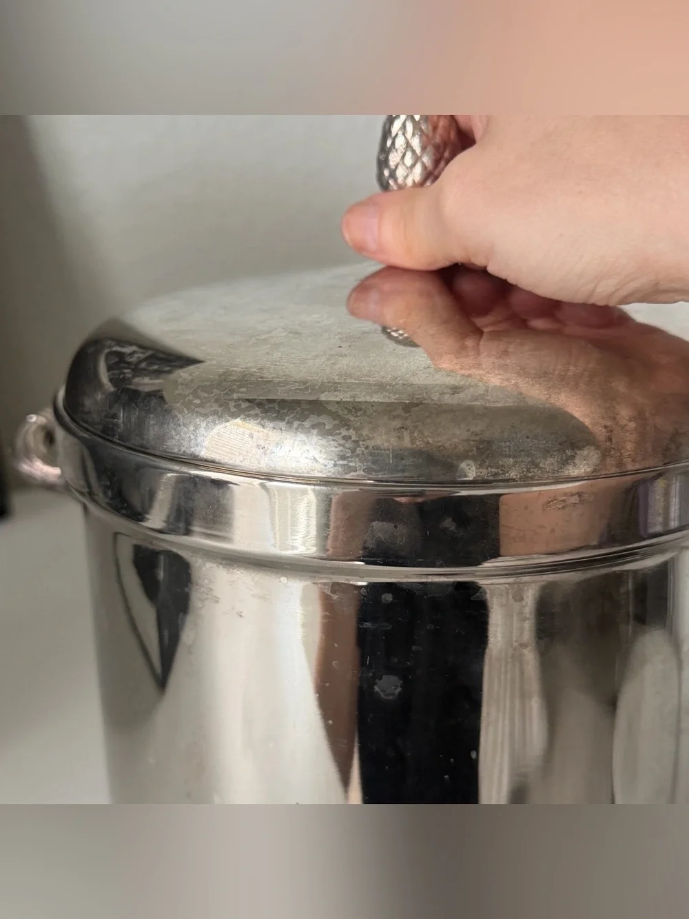 Vintage Silver Plated Ice-Bucket, Antique